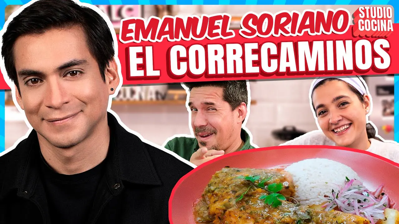 Reproducir: EMANUEL SORIANO ES EL PROTAGONISTA DEL CORRECAMINOS 🐤 I Pollo a la chiclayana I Studio Cocina