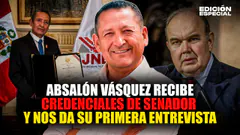 #EnVivo Absalón Vásquez recibe sus credenciales como senador y hoy nos da su primera entrevista