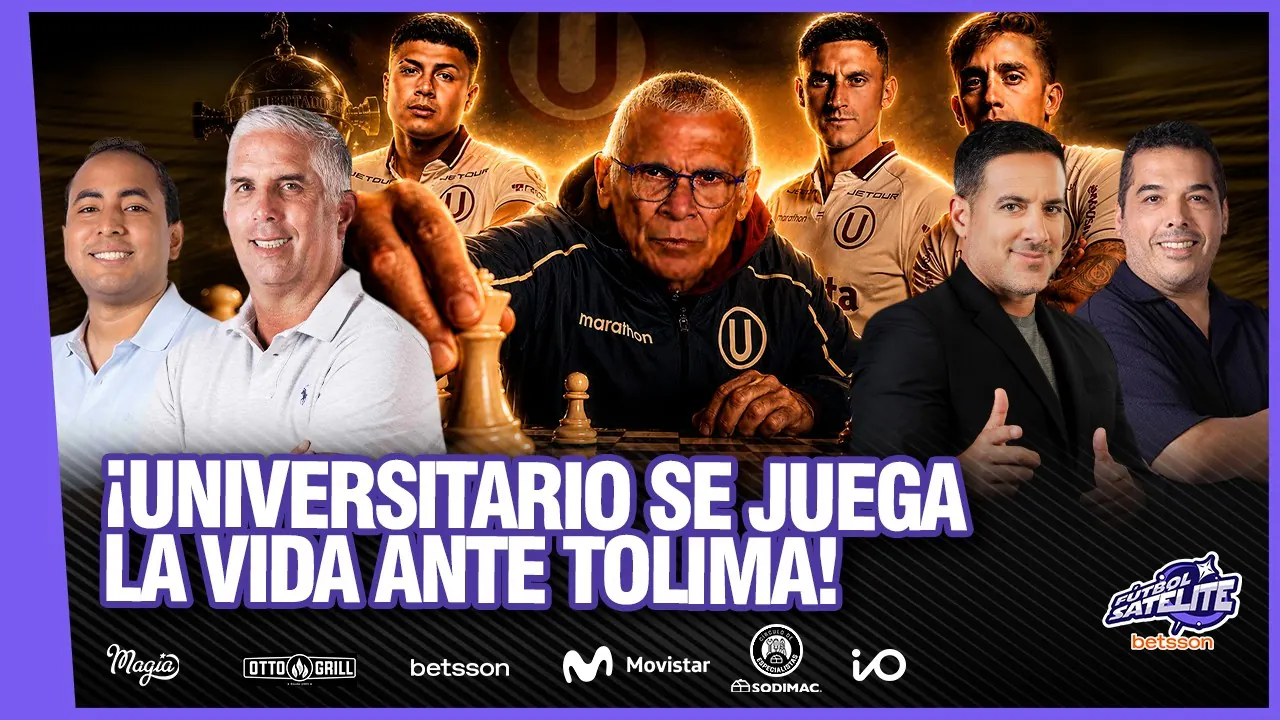 Reproducir: DÍA DECISIVO: UNIVERSITARIO SE JUEGA SU PASE A 8VOS ANTE TOLIMA #FÚTBOLSATÉLITE