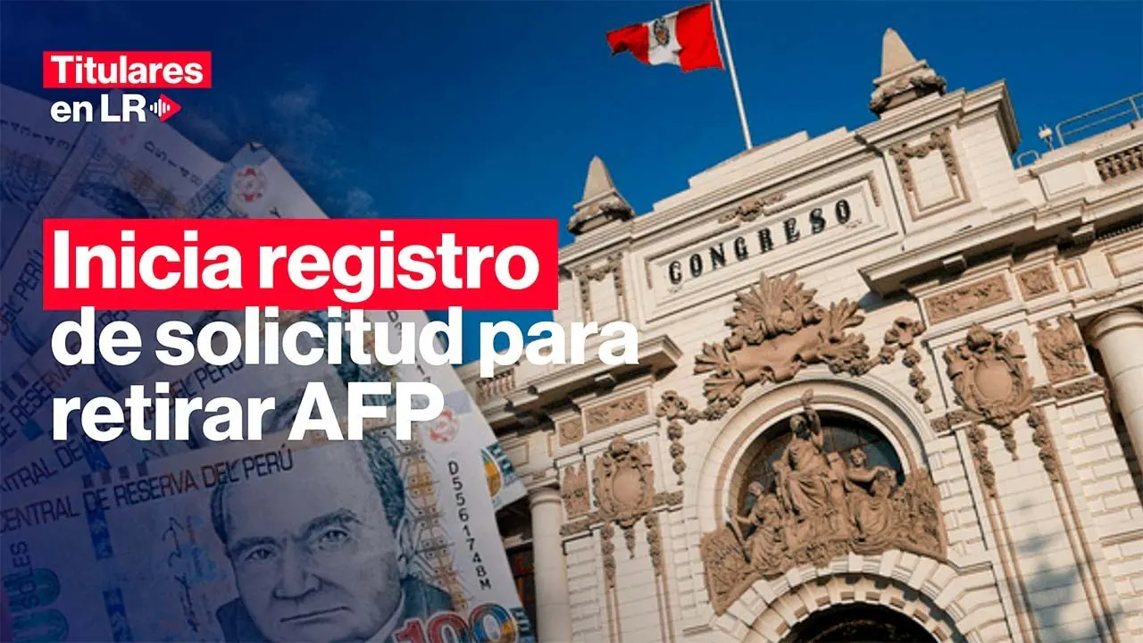 Reproducir: 🔴 RETIRO AFP 2025 EN VIVO: comienza el registro de solicitudes