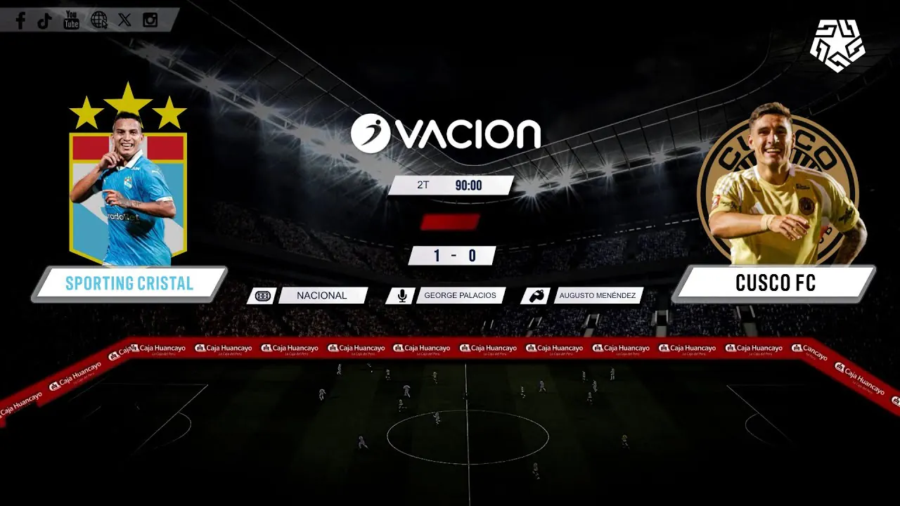 Reproducir: Sporting Cristal vs Cusco FC por RADIO OVACION 🔴 #ENVIVO | LIGA 1 TE APUESTO | PLAY-OFFS/IDA FASE2
