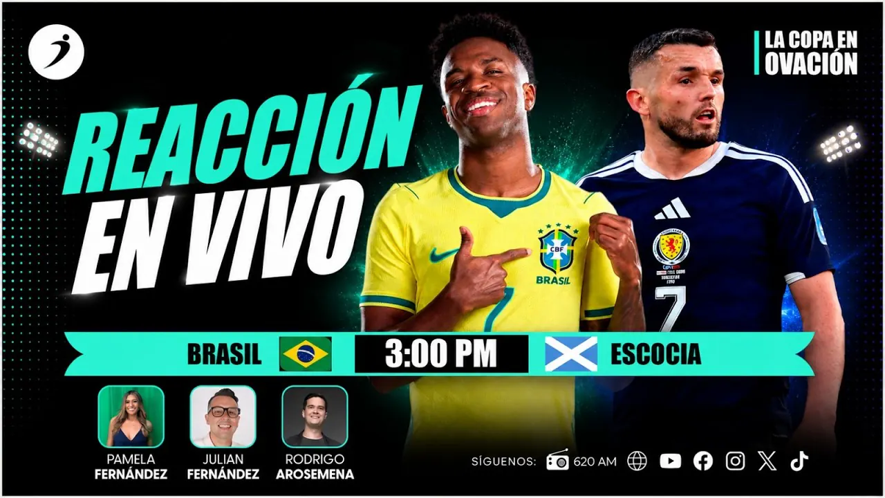 Reproducir: ESCOCIA VS BRASIL | EN VIVO | LA COPA EN OVACIÓN🔥🏆