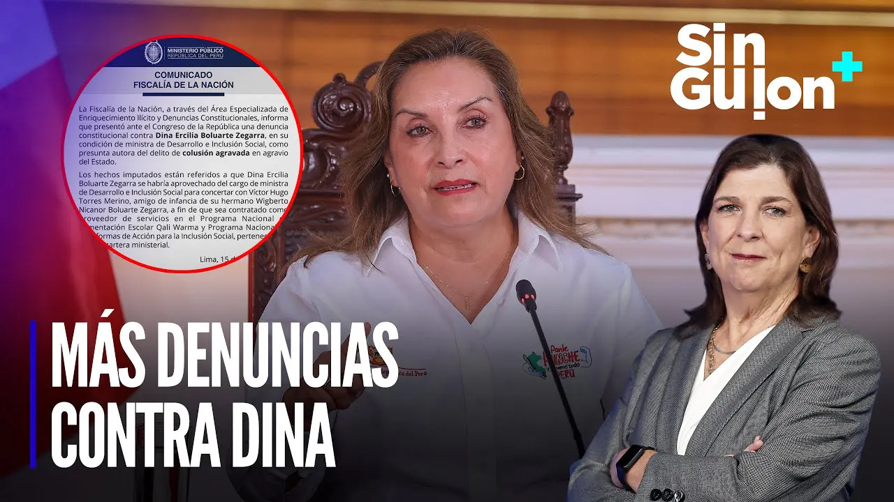 Reproducir: DINA BOLUARTE en su mundo y captura de 'CUCHILLO' | Sin Guion con Rosa María Palacios