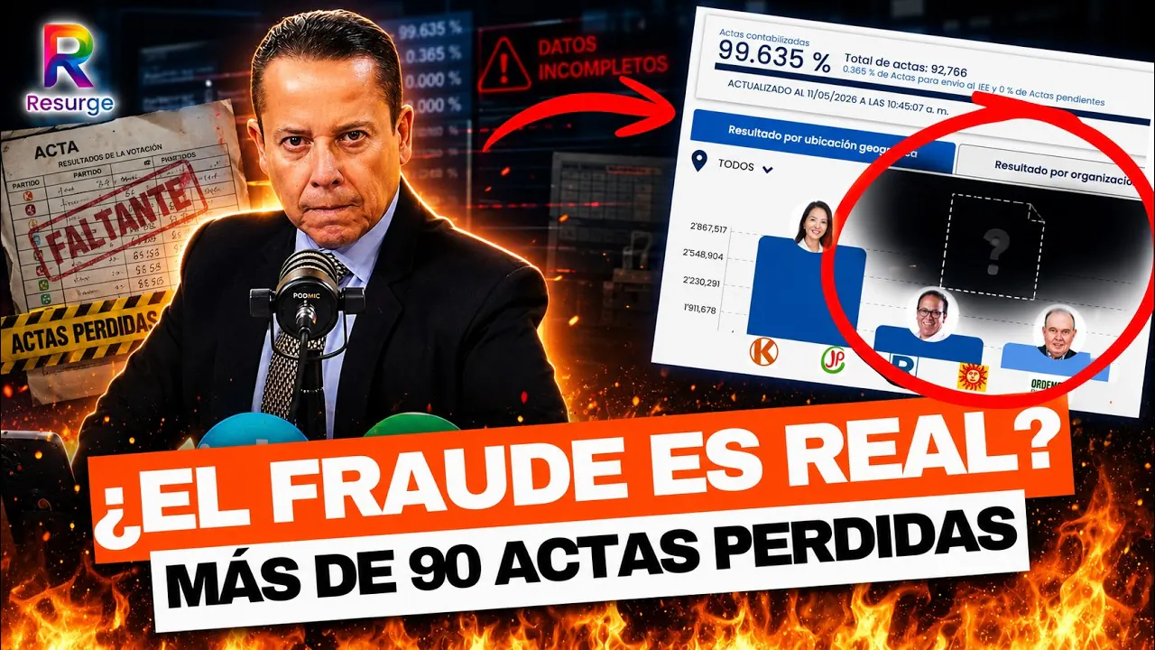 Reproducir: 🔥BRUNO DE AYALA EXPLOTA CONTRA ONPE: "MILES DE VOTOS PERDIDOS"