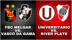 EN VIVO: MELGAR VS VASCO DA GAMA | U VS RIVER PLATE