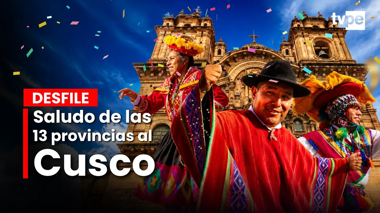 Reproducir: 🔴 EN VIVO | Desfile de las 13 Provincias del Cusco por Inti Raymi 2026 | TVPerú