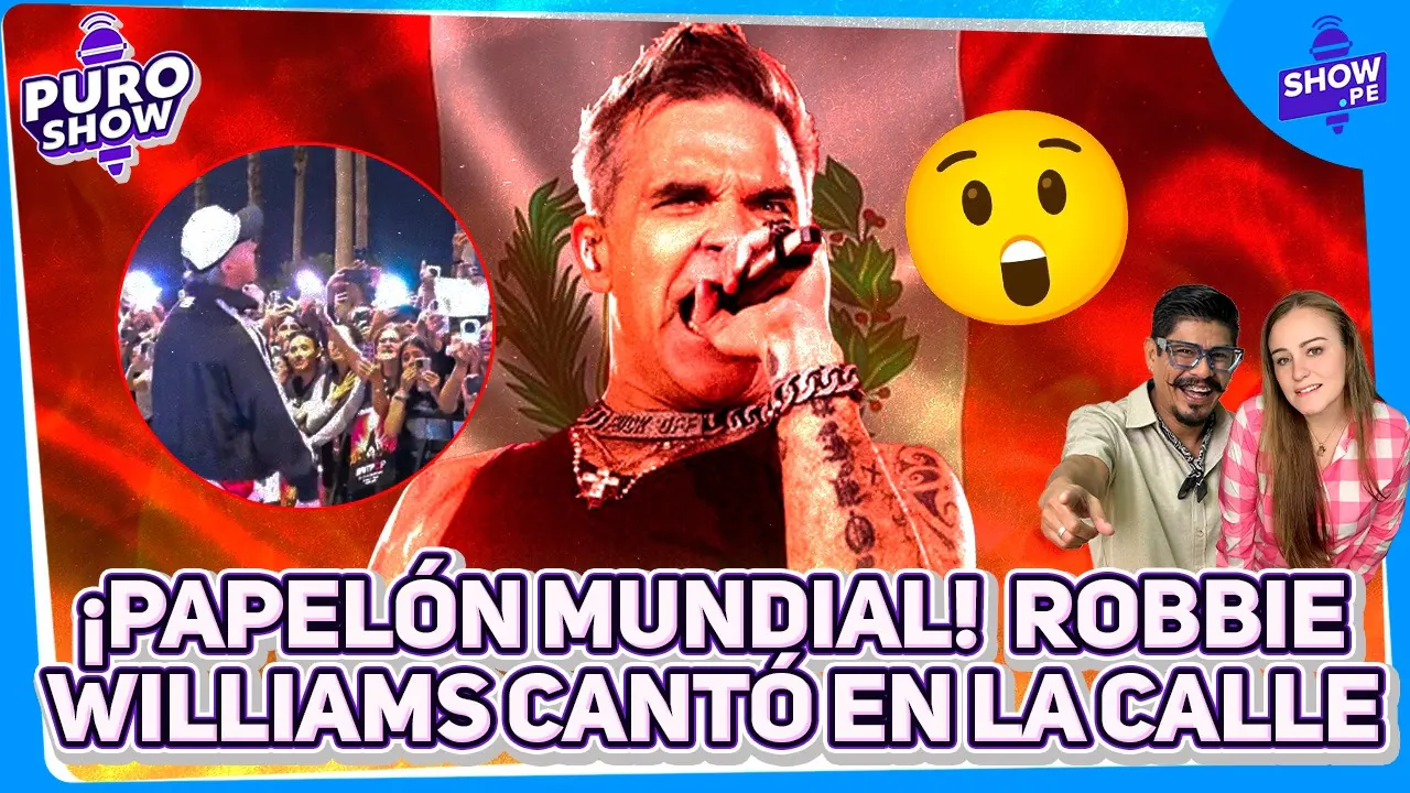 Reproducir: 🔴ROBBIE WILIAMS CANTÓ EN LA CALLE TRAS CIERRE DE ARENA 21 #puroshow