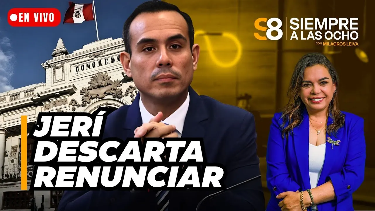 Reproducir: 🟡 ¿VACANCIA O CENSURA A JERÍ?: CHIABRA EN VIVO Y EL ESCENARIO DE SUCESIÓN PRESIDENCIAL | #S8