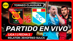 MELGAR VS SPORTING CRISTAL EN VIVO: LIGA 1 TORNEO CLAUSURA 2026 | Transmisión Oficial RPP