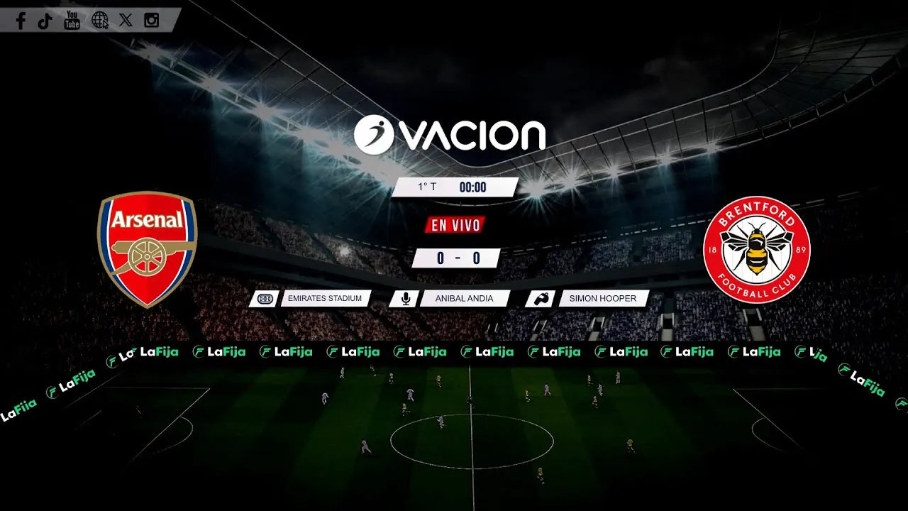 Reproducir: Arsenal vs Brentford por RADIO OVACION 🔴 #ENVIVO | PREMIER LEAGUE