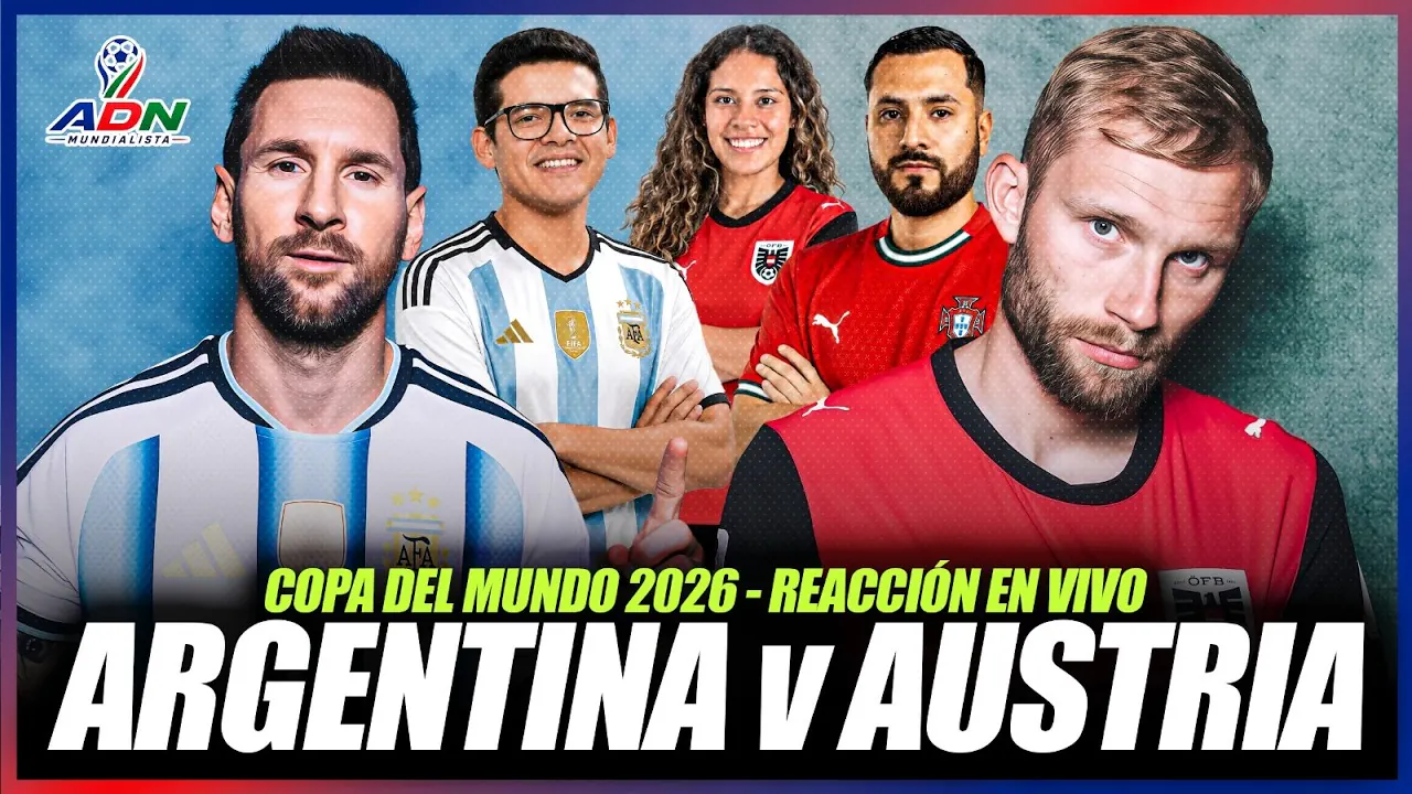 Reproducir: 🔴 Argentina vs Austria en vivo, Lionel Messi titular 🇦🇷🇦🇹🏆 | 🎥👉 "ADN Mundialista" ⚽ 22/06/26
