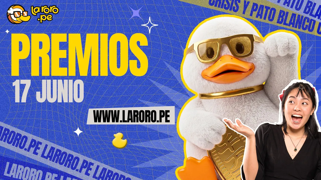 Reproducir: PREMIOS LARORO.PE 17 DE JUNIO | LARORO.PE 🦆