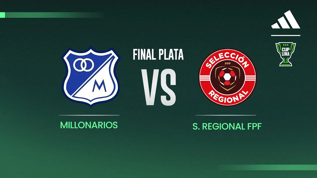 Reproducir: 🔴 EN VIVO | MILLONARIOS VS S. REGIONAL | ADIDAS CUP | FINAL PLATA