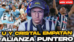 Cristal EMPATÓ con la U pipipi | Alianza Lima es el ÚNICO PUNTERO