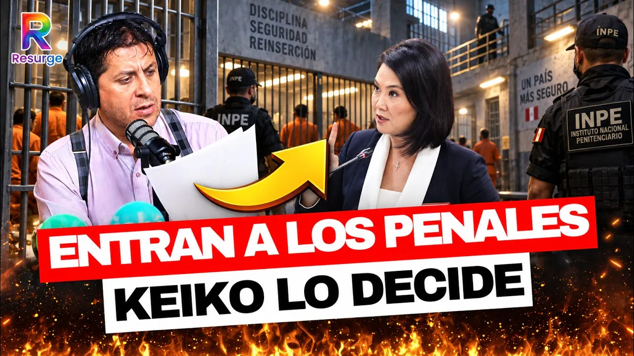 Reproducir: KEIKO FUJIMORI FIRMA DECRETO PARA INTERVENIR PENALES... PERO LO ALCANZA PARA 5 🚨