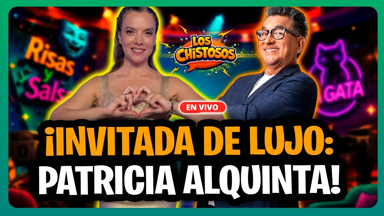Reproducir: LOS CHISTOSOS 😁EN VIVO ¡PATRICIA ALQUINTA NOS VISITA HOY! Tarde de risas e historias