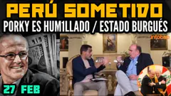 FERNANDO LLANOS SE BURL4 DE PORKY / DUEÑOS DEL PERÚ VISITAN A SUS EMPLEADOS DEL CONGRESO - 27 FEB