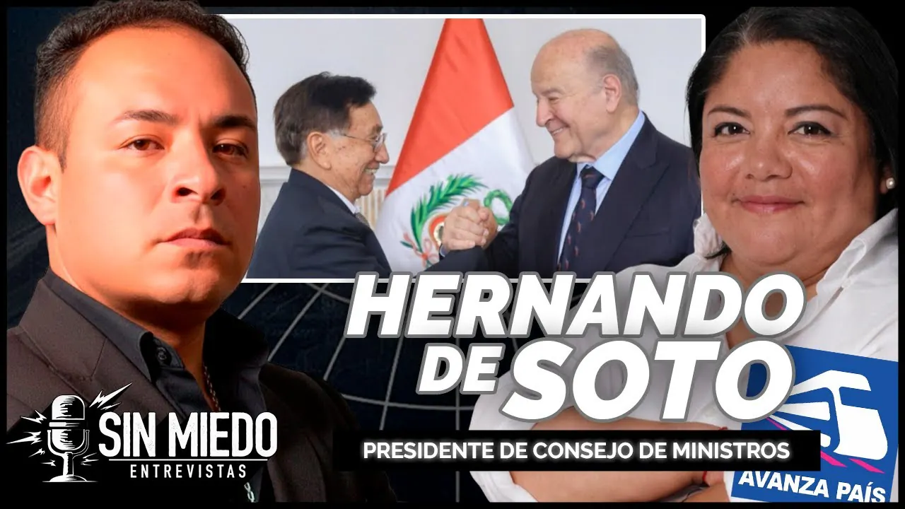 Reproducir: 🔴 HERNANDO DE SOTO ES EL NUEVO PRESIDENTE DEL CONSEJO DE MINISTROS | 🎙️SIN MIEDO