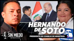 HERNANDO DE SOTO ES EL NUEVO PRESIDENTE DEL CONSEJO DE MINISTROS | SIN MIEDO