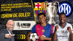 ¡BARÇA E INTER EN DUELO ÉPICO! Montjuïc fue testigo de un 3-3 inolvidable