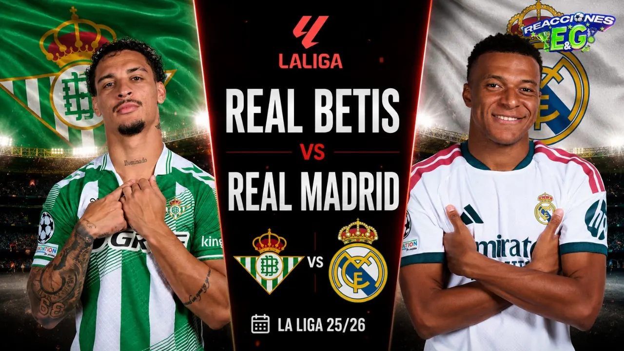 Reproducir: [REACCION] REAL BETIS VS REAL MADRID REACCIÓN EN VIVO | LA LIGA 2026