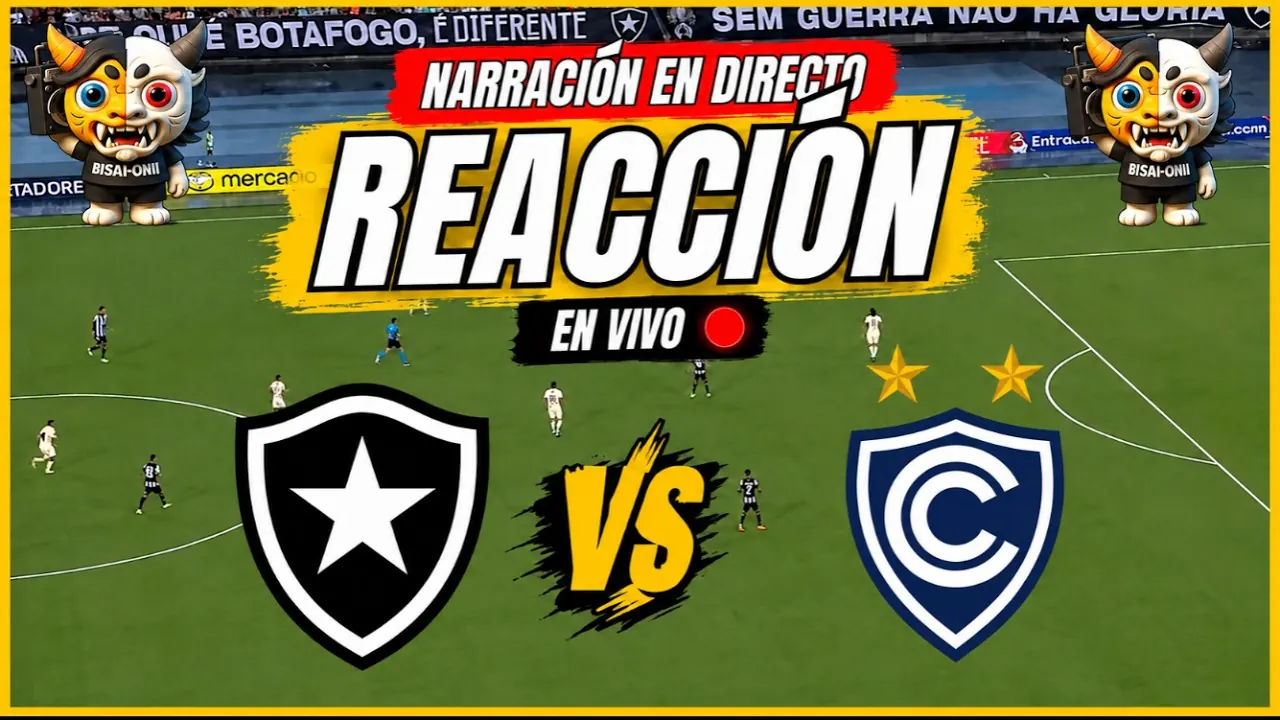 Reproducir: ⚽ BOTAFOGO vs CIENCIANO EN VIVO 🔴 | NARRACIÓN Y REACCIÓN | COPA SUDAMERICANA 2026