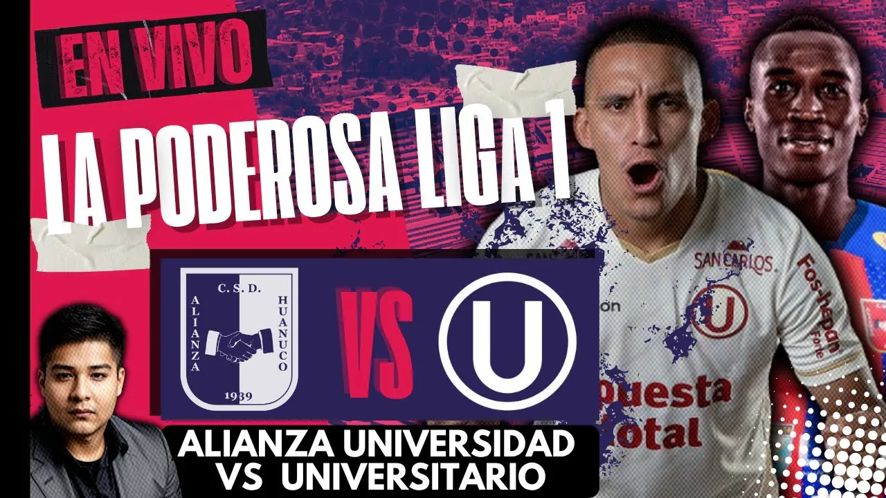 Reproducir: #ENVIVO ALIANZA UNIVERSIDAD VS UNIVERSITARIO - TORNEO CLAUSURA FECHA 4 #LIGA1
