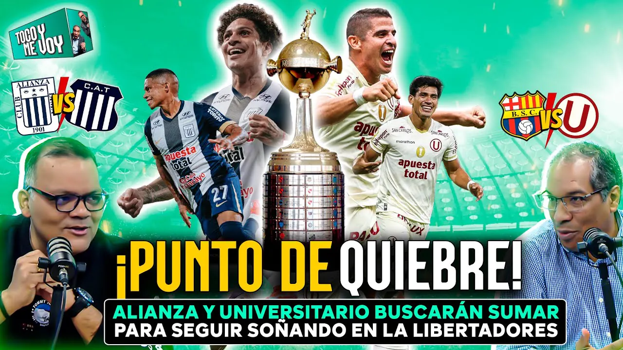 Reproducir: #ENVIVO 🔴 ALIANZA LIMA Y UNIVERSITARIO VAN POR SU PRIMERA VICTORIA EN LA LIBERTADORES #TOCOYMEVOY