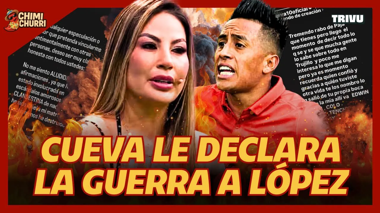 Reproducir: CHRISTIAN CUEVA LE TIRA LOS TRAPITOS AL AIRE A PAMELA LÓPEZ | CHIMI CHURRI💋