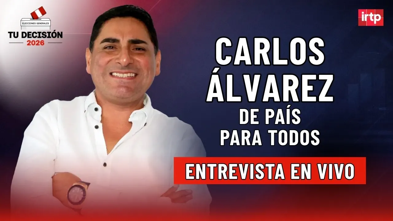 Reproducir: Entrevista a Carlos Álvarez de País para Todos | "Tu decisión 2026" por TVPerú Noticias