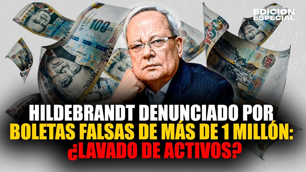 Reproducir: #EnVivo César Hildebrandt es denunciado por boletas falsas de más de 1 millón de soles