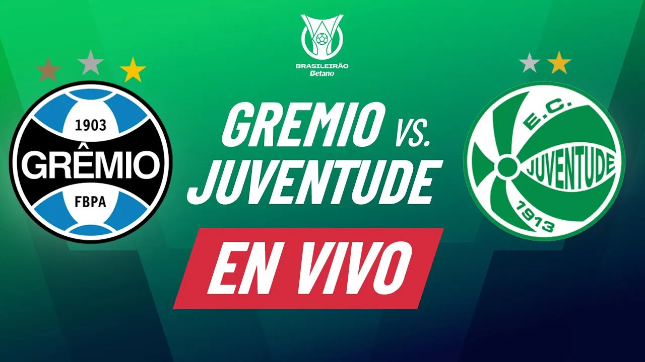 Reproducir: 🔴Gremio vs Juventude EN VIVO por la fecha 30 del Brasileirao 2025