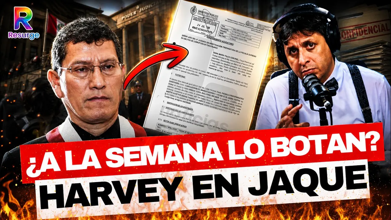 Reproducir: 🚨¿A LA SEMANA LO BOTAN? HARVEY EN JAQUE 🏛️💥