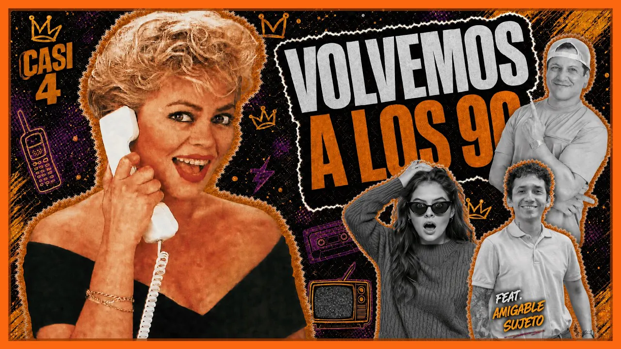 Reproducir: ¡VOLVIENDO A LOS 90! EL NUEVO LIBRO DE LA TÍA GISELA ft. AMIGABLE SUJETO | CASI 4