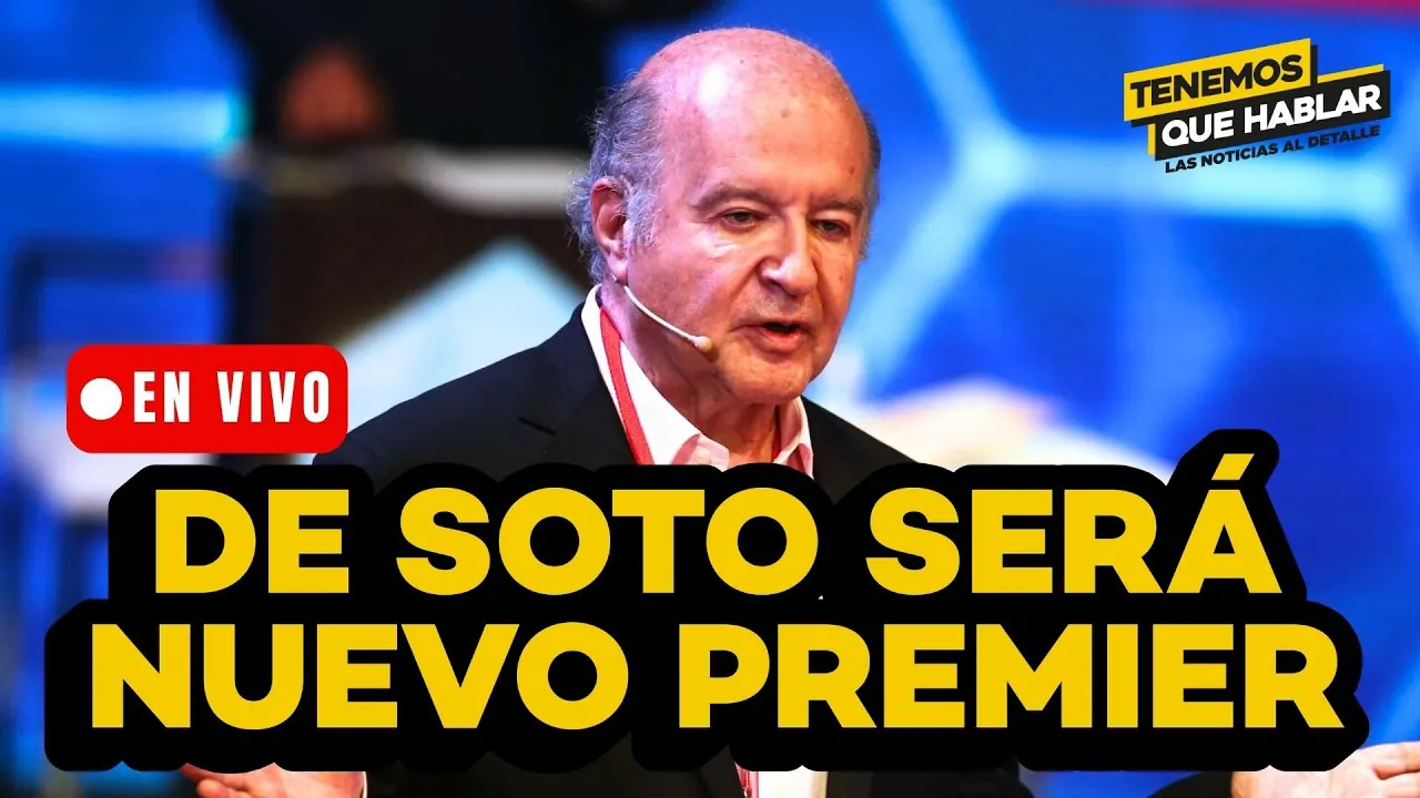 Reproducir: 🔴 HERNANDO DE SOTO ASUMIRÁ LA PCM: ¿ELECCIÓN ACERTADA PARA EL PERÚ? | TQH EN VIVO | #FEEG2026