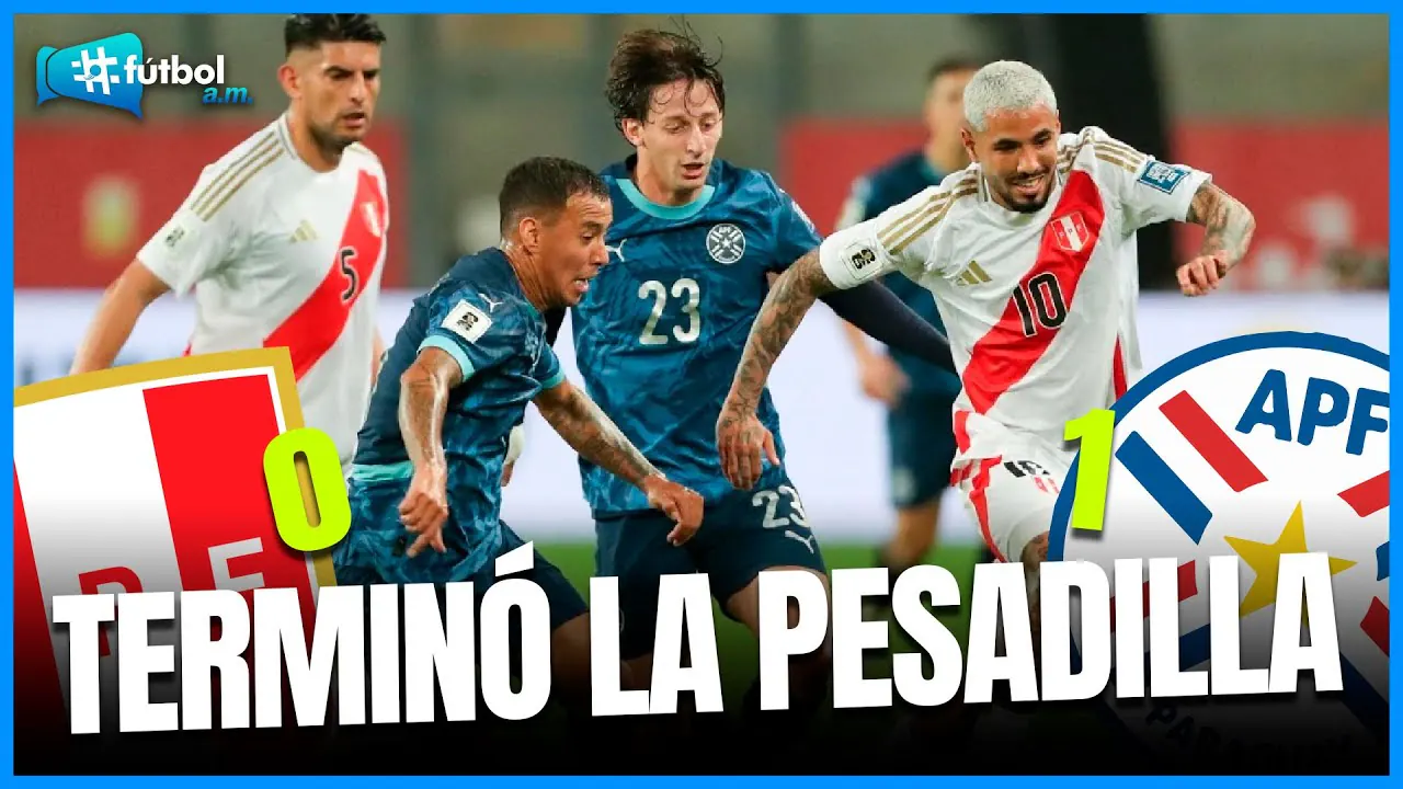 Reproducir: 🔴 Perú cerró las Eliminatorias perdiendo ante Paraguay | #Fútbol A.M. 10/09/25