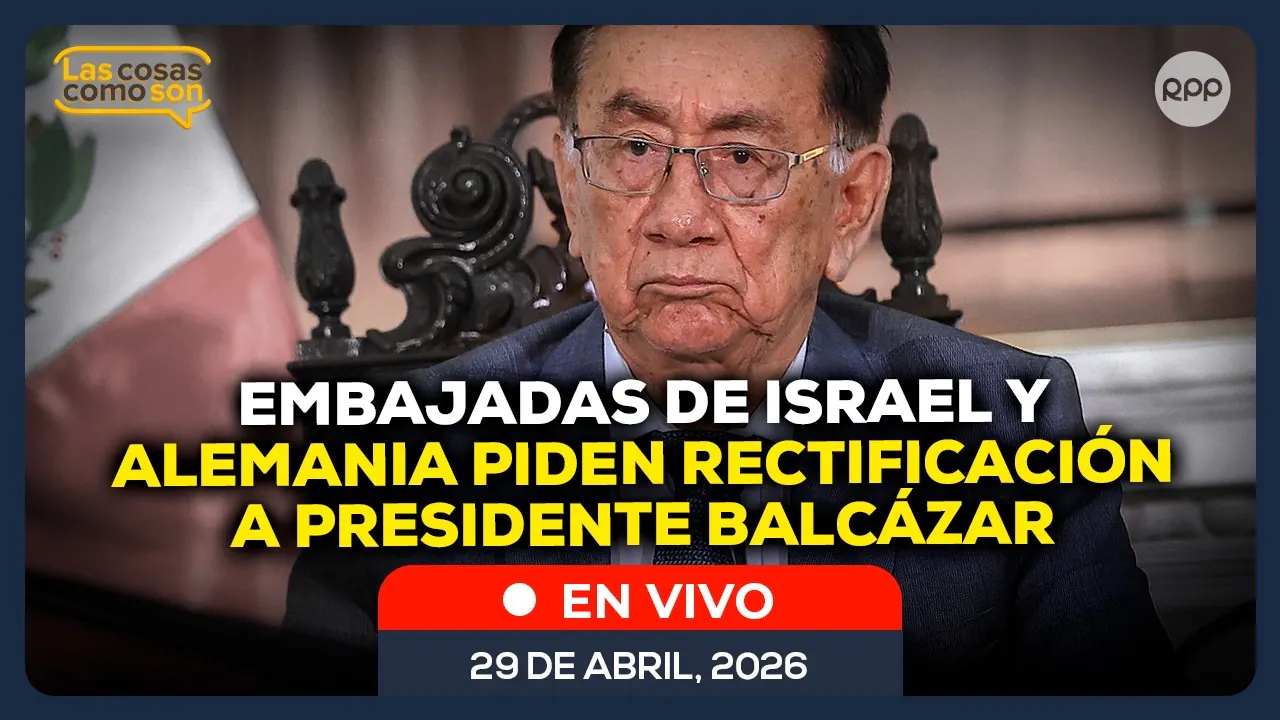 Reproducir: 🔴 Piden rectificación a presidente Balcázar por declaraciones sobre judíos #LASCOSASRPP