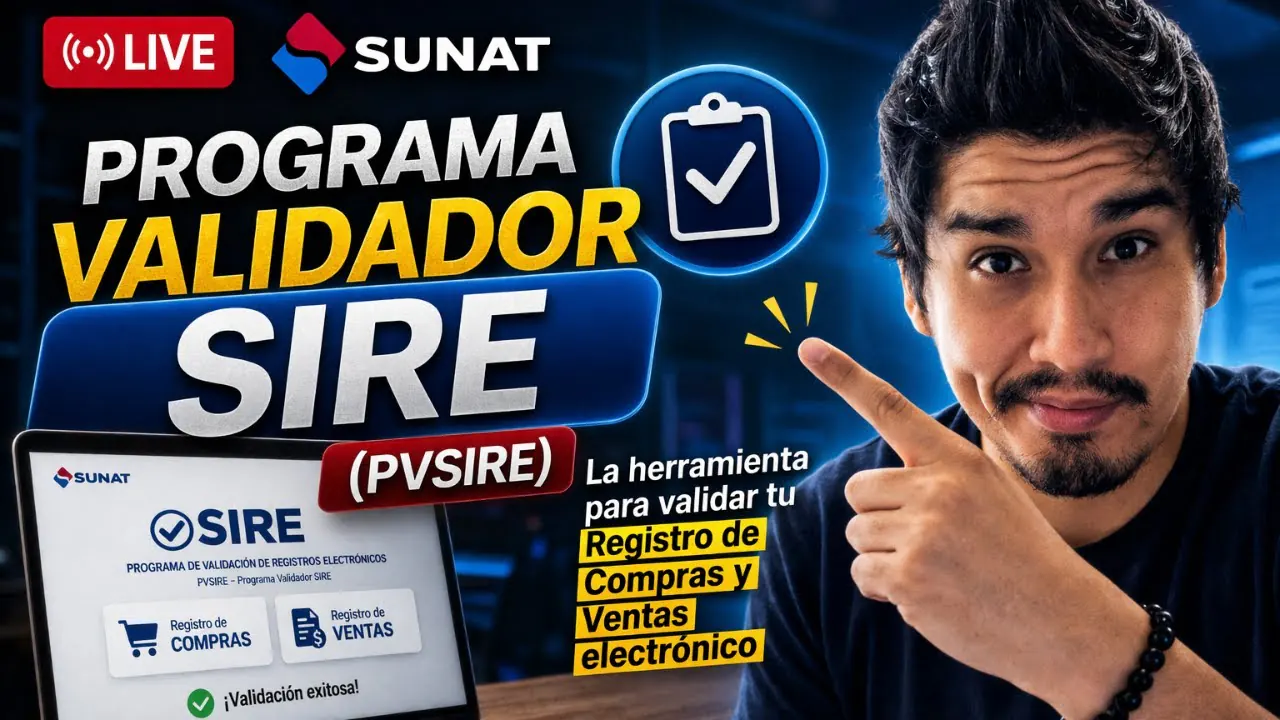 Reproducir: Programa Validador SIRE SUNAT