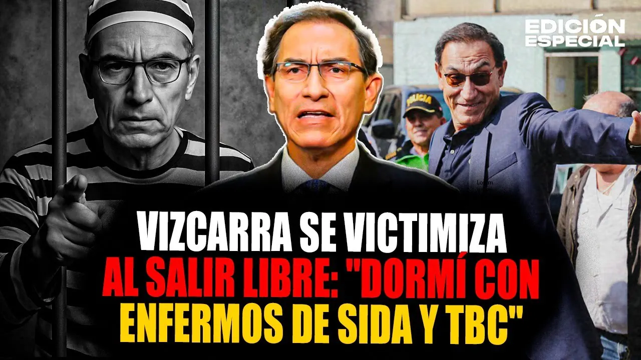 Reproducir: #EnVivo Vizcarra se victimiza tras dejar penal de Barbadillo: “Dormí con enfermos de sida y TBC”