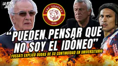 ¡FOSSATI JUEGA AL MISTERIO Y ALIANZA CON LA OBLIGACIÓN DE LLEVARSE A LIMA LOS TRES PUNTOS!