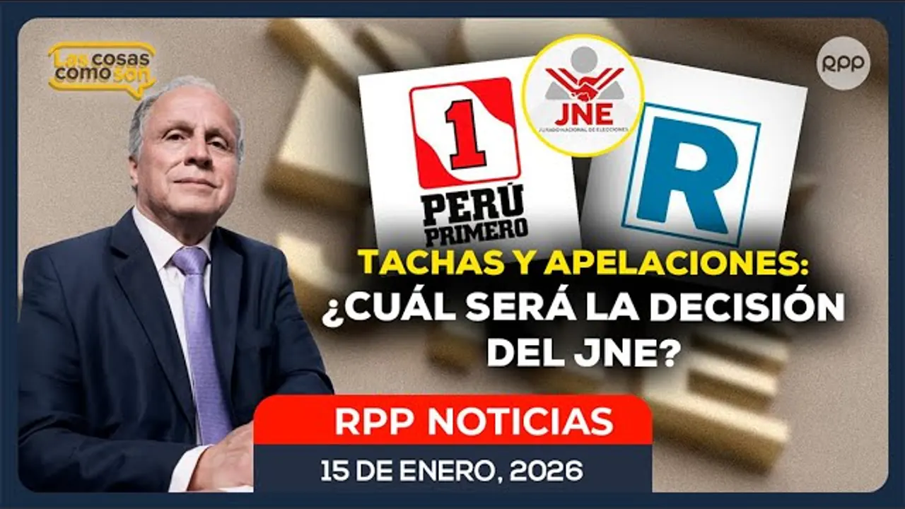 Reproducir: 🔴 EN VIVO🎙️ JNE, tachas y apelaciones: ¿Qué pasará con Mario Vizcarra? 15/01/2025