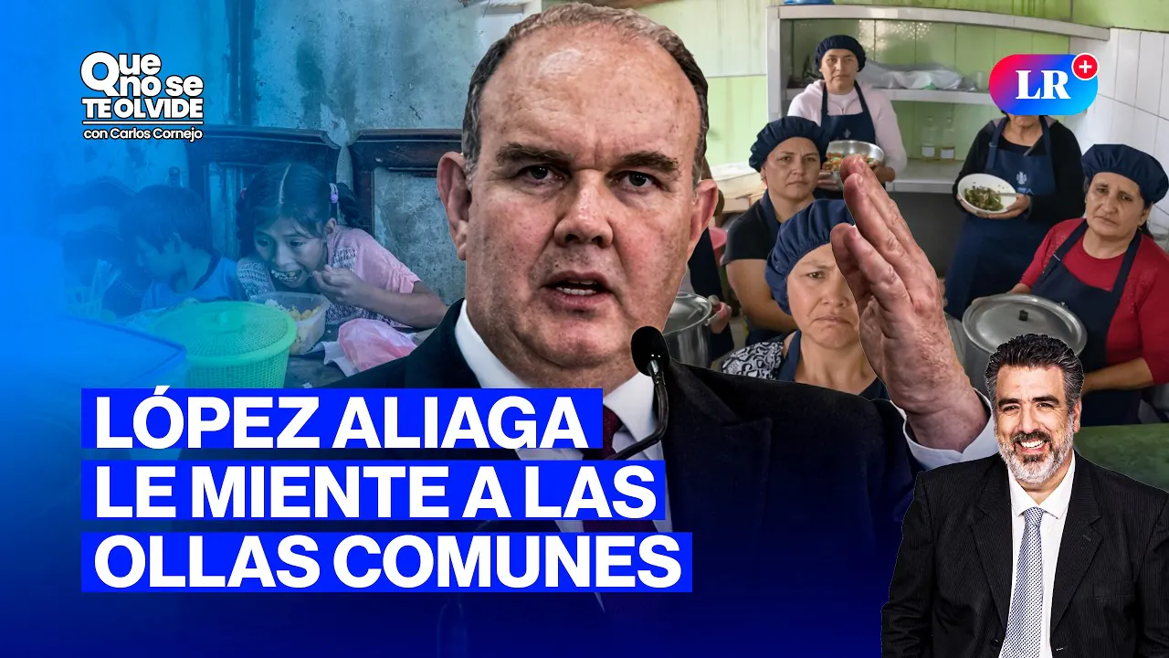 Reproducir: RAFAEL LÓPEZ ALIAGA Y SU DILEMA CON LAS OLLAS COMUNES | QUE NO SE TE OLVIDE CON CARLOS CORNEJO