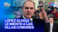 RAFAEL LÓPEZ ALIAGA Y SU DILEMA CON LAS OLLAS COMUNES | QUE NO SE TE OLVIDE CON CARLOS CORNEJO