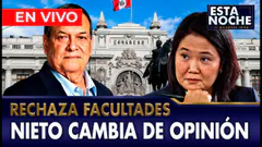 EN VIVO - JORGE NIETO EN CONTRA DE FACULTADES LEGISLATIVAS | "ESTA NOCHE" - CON MILAGROS LEIVA