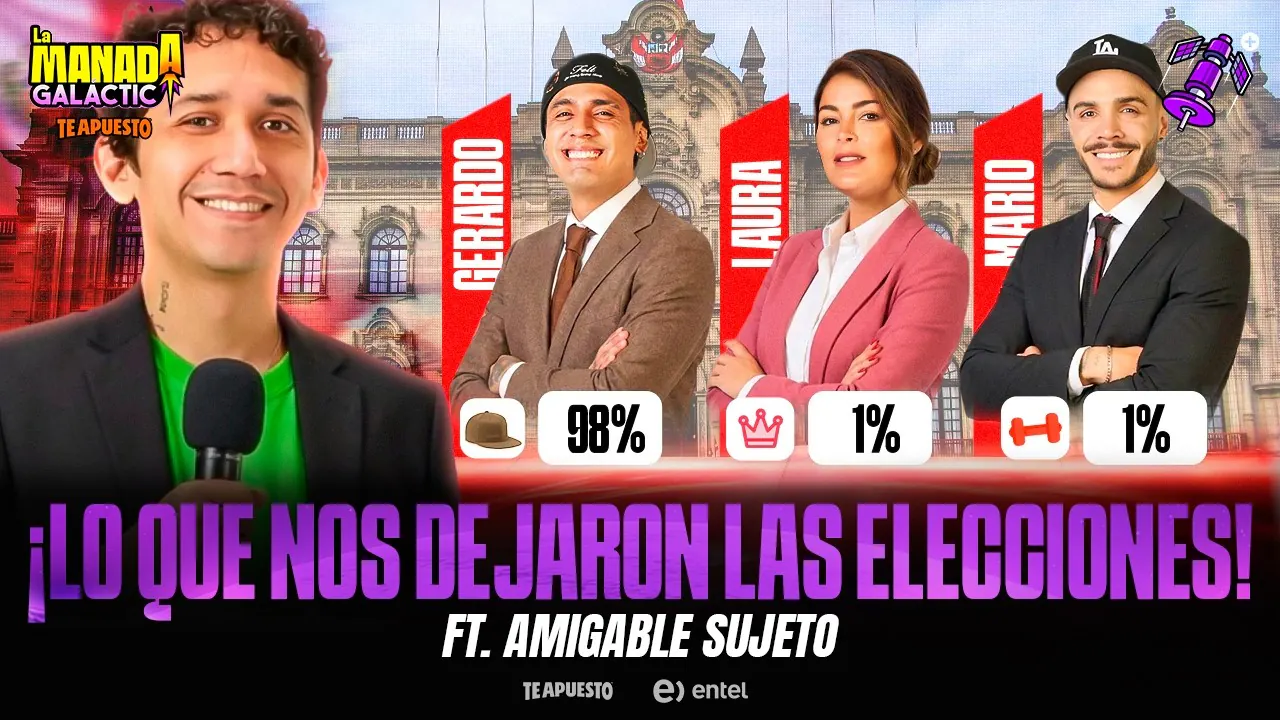 Reproducir: LO QUE NOS DEJARON LAS ELECCIONES FT. AMIGABLE SUJETO | #LAMANADAGALÁCTICA