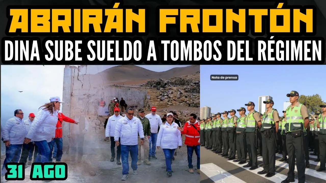 Reproducir: 5 000 MILLONES PARA REABRIR EL FRONTÓN/ MÁS DINERO PARA POLICÍAS DE BOLUARTE - 31 AGO