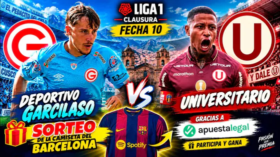 ¡REACCIÓN EN VIVO + SORTEO DE CAMISETA DEL BARCELONA! DEPORTIVO GARCILASO UNIVERSITARIO