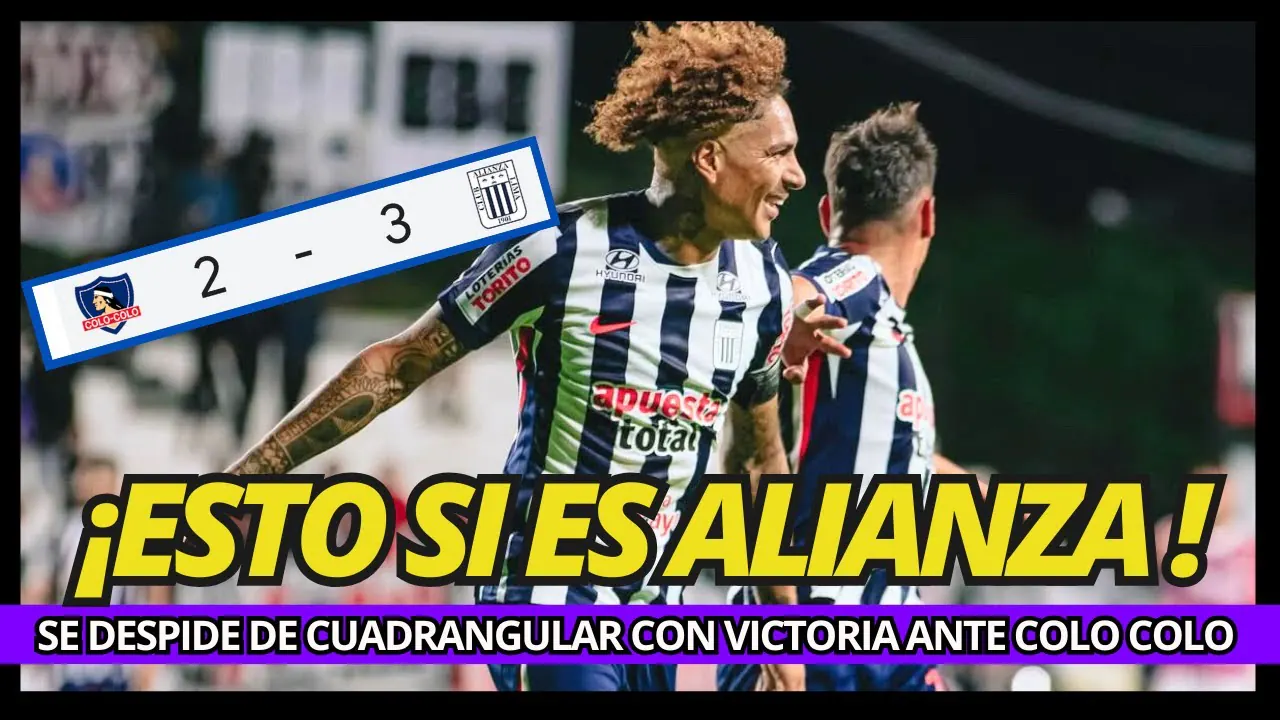 Reproducir: ALIANZA LIMA 3 - 2 COLO COLO : LA RESACA QUE NO ESPERABAS