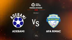 EN VIVO | ADEBAMI VS AFA RIMAC | JOMA FUTSAL PRO FPF | TORNEO APERTURA FECHA 1