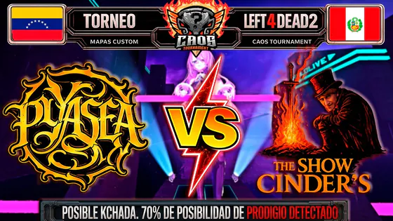 TORNEO DEL CAOS NOCTURNO | Show Cinders VS God Of Factory | 1000teavos De Final |